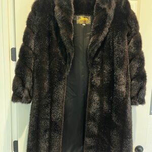 Fabulous Furs Rich Chocolate Teddy Jacket